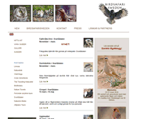 Tablet Screenshot of birdsafarisweden.se
